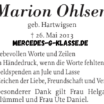 marion ohlsen