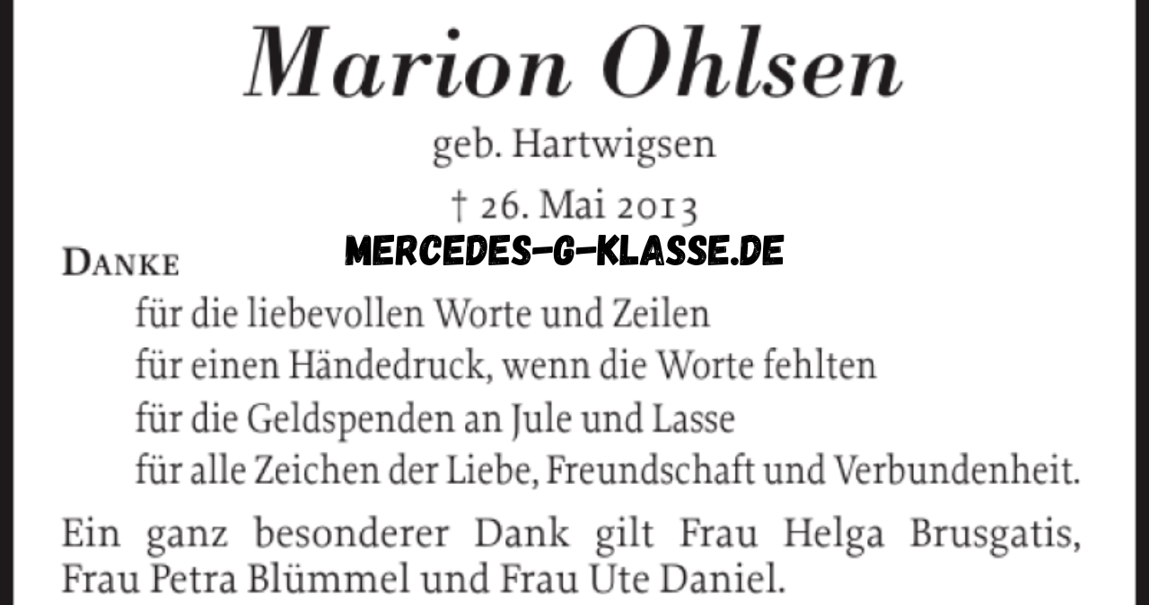marion ohlsen